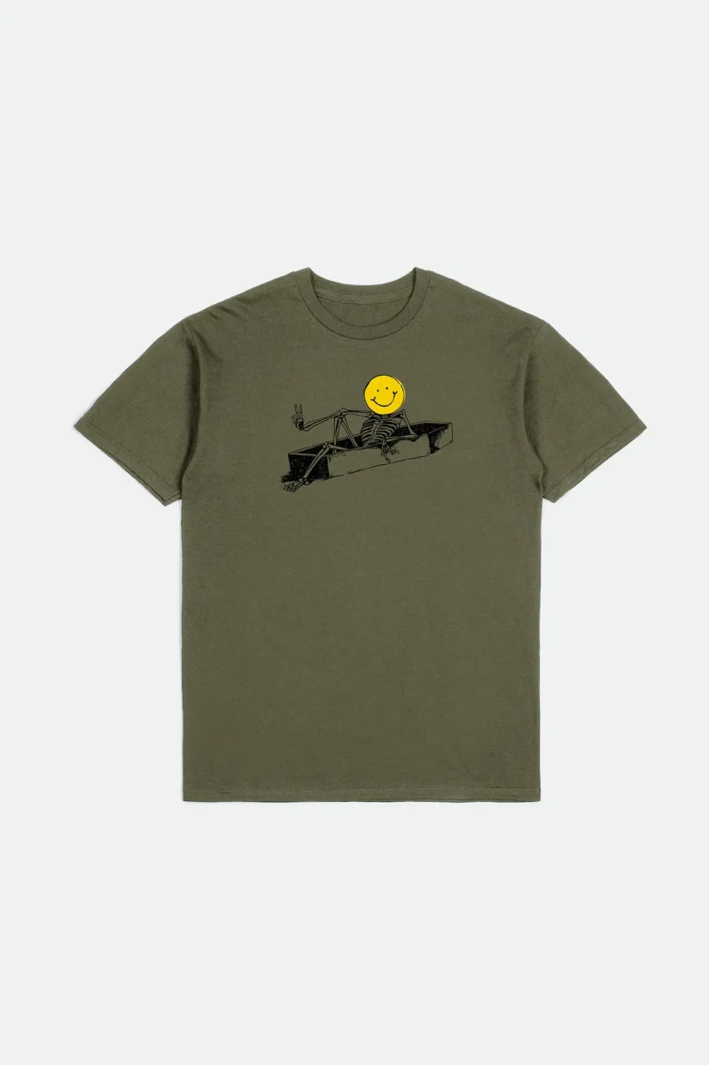 military olive s s news standard tee