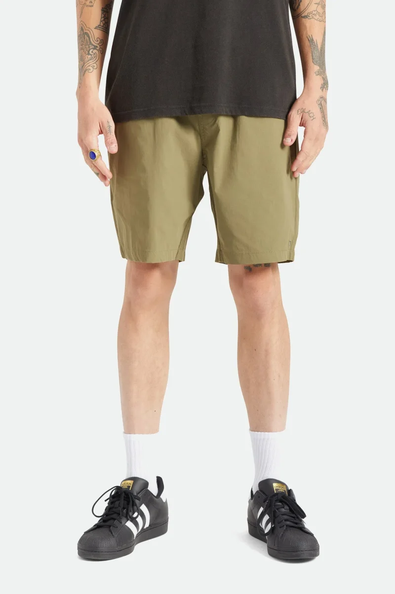 military olive utility short steady cinch fit