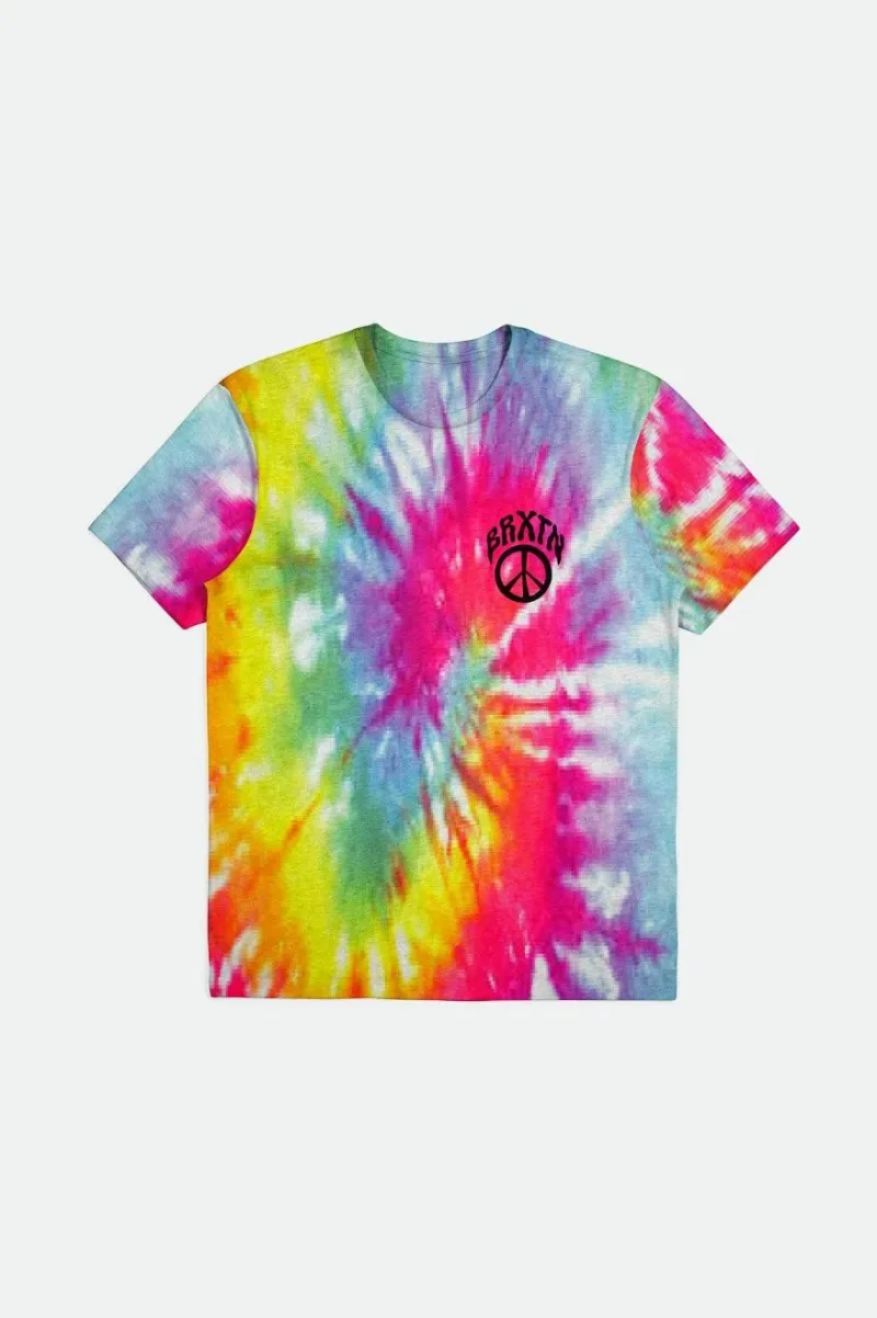 mozley acid tie dye s s tailored tee