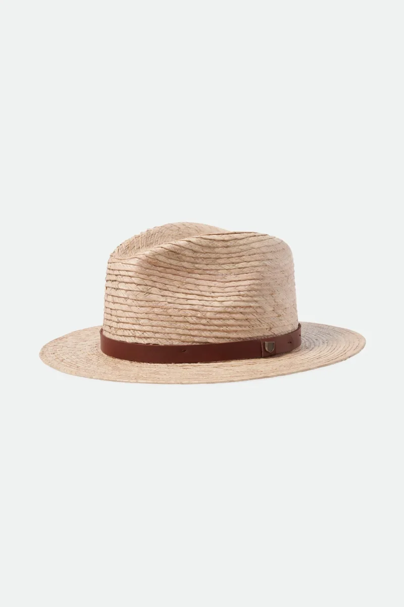 natural straw fedora hat classic