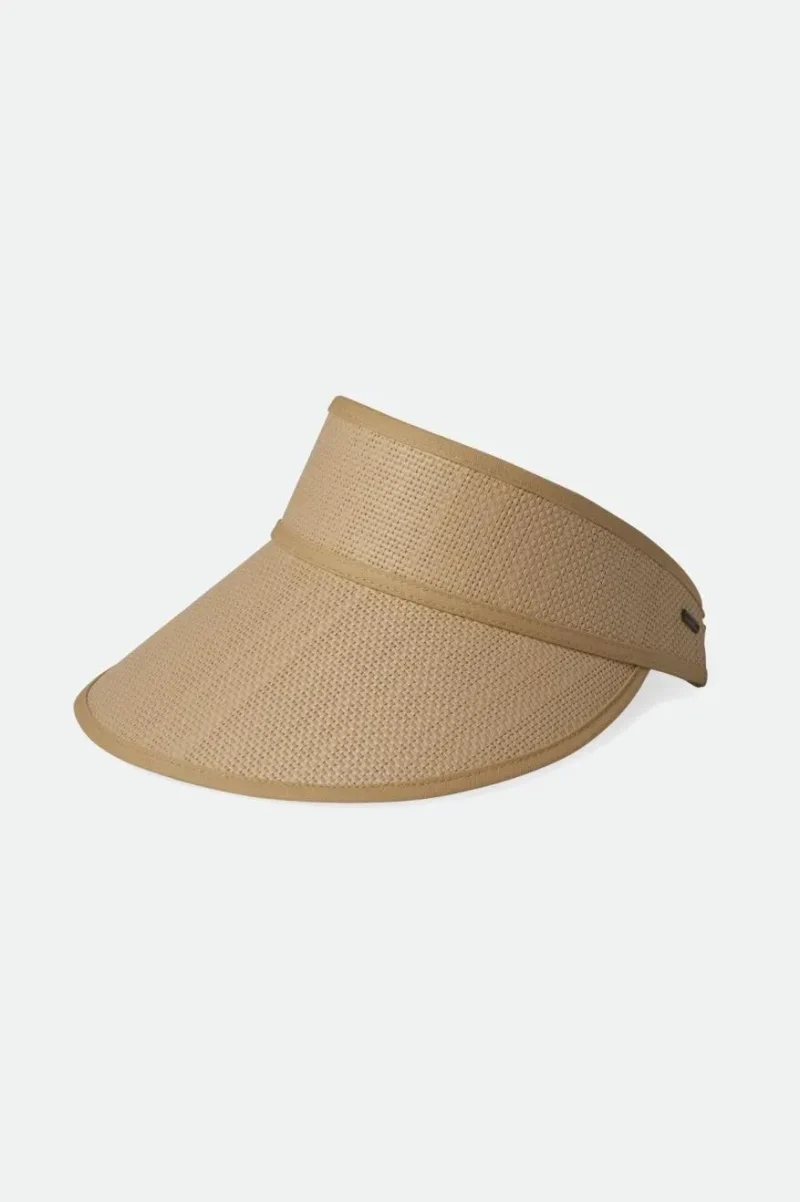 natural straw newport visor classic summer hat