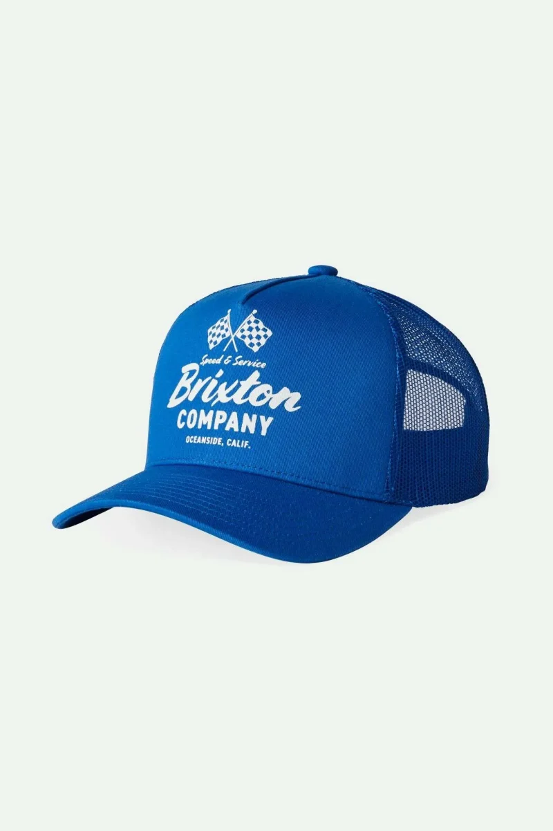 nautical blue medium profile mesh cap wayburn