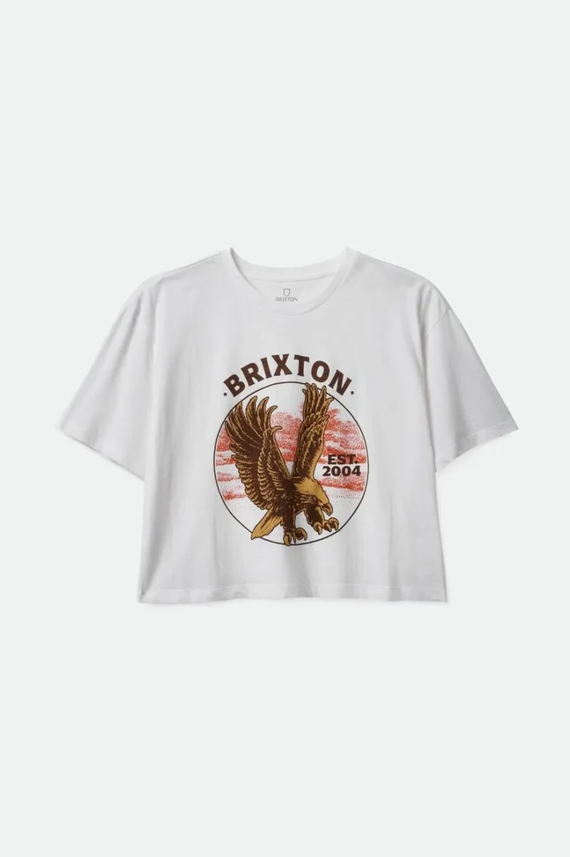 navigator white short sleeve skimmer tee