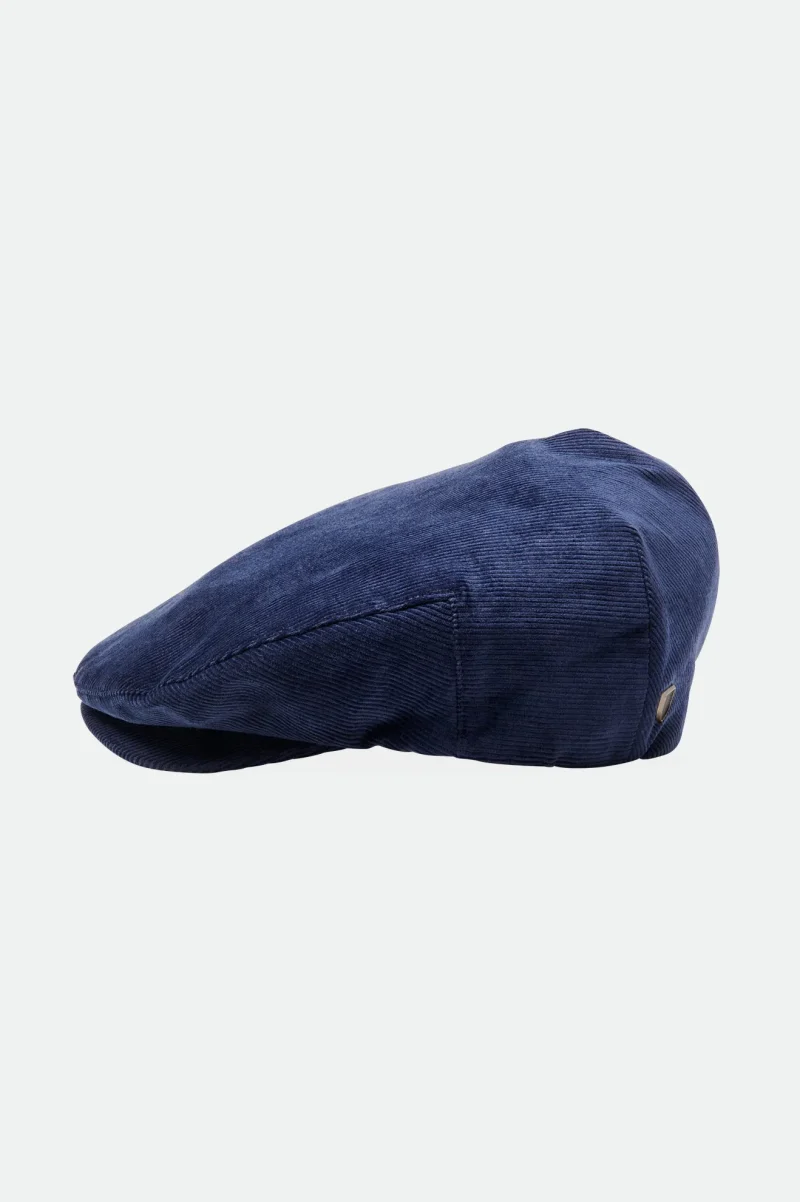 navy cord hooligan baggy snap cap