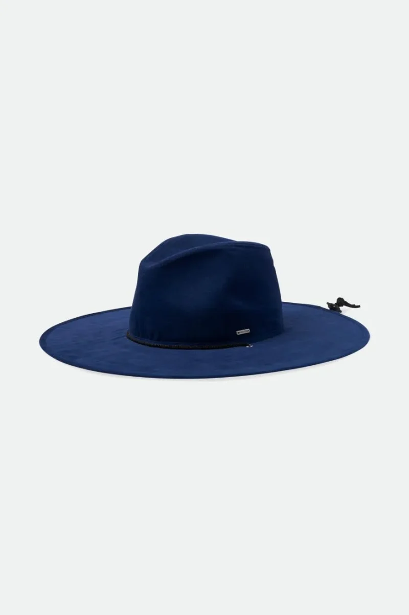 navy dusty blue washed field sun hat