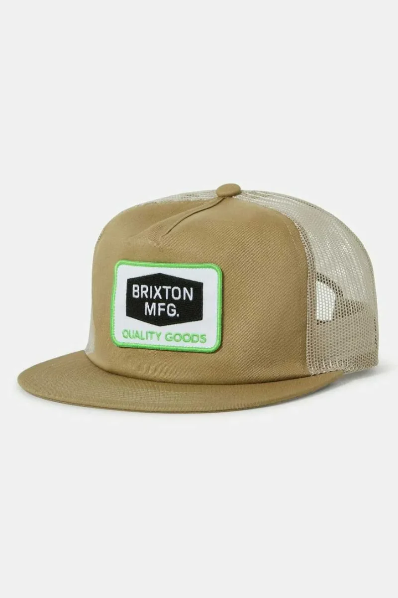 neon fallbrook snapback hat khaki green