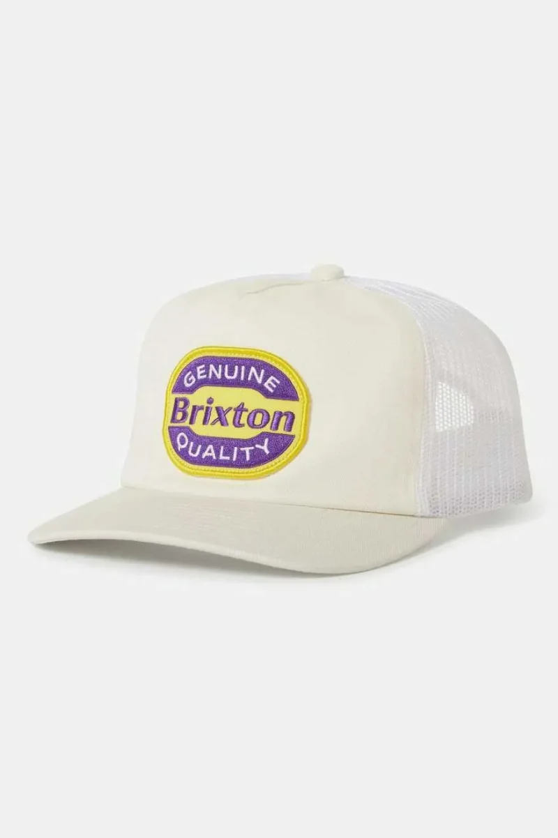 neon keaton trucker hat white yellow