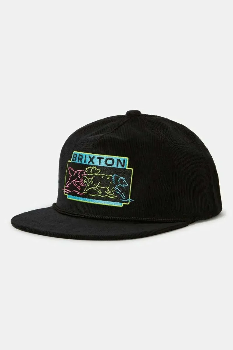 neon pack black mp snapback hat