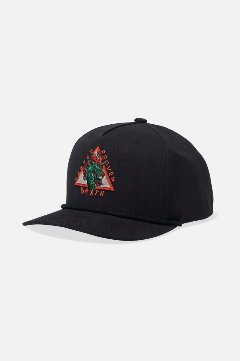 netplus black snapback hat