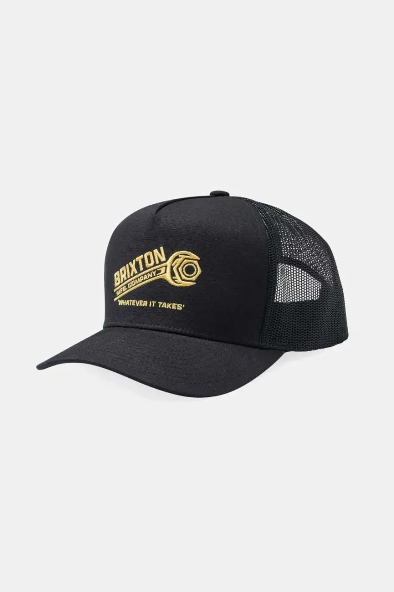 netplus black trucker hat adjustable snapback