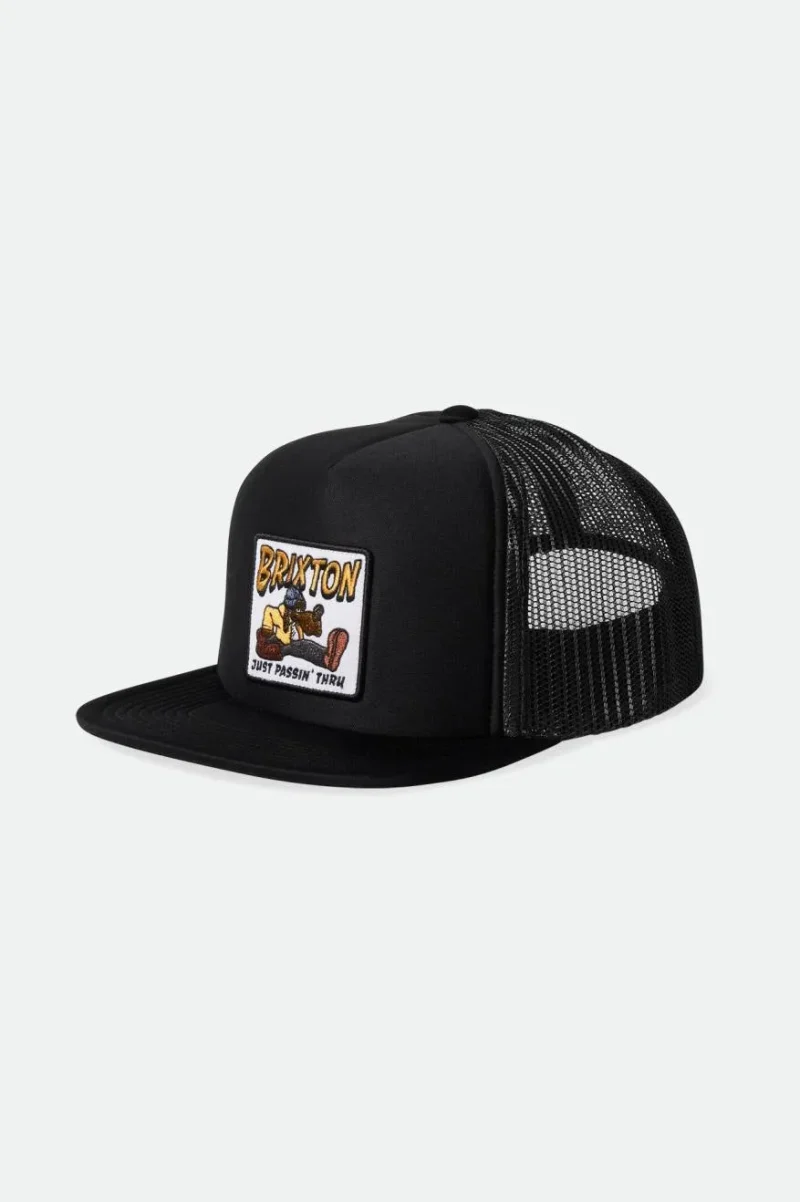 netplus hp black snapback hat