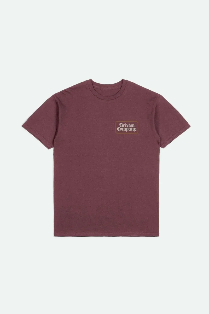 norvell summer standard t shirt mahogany washed