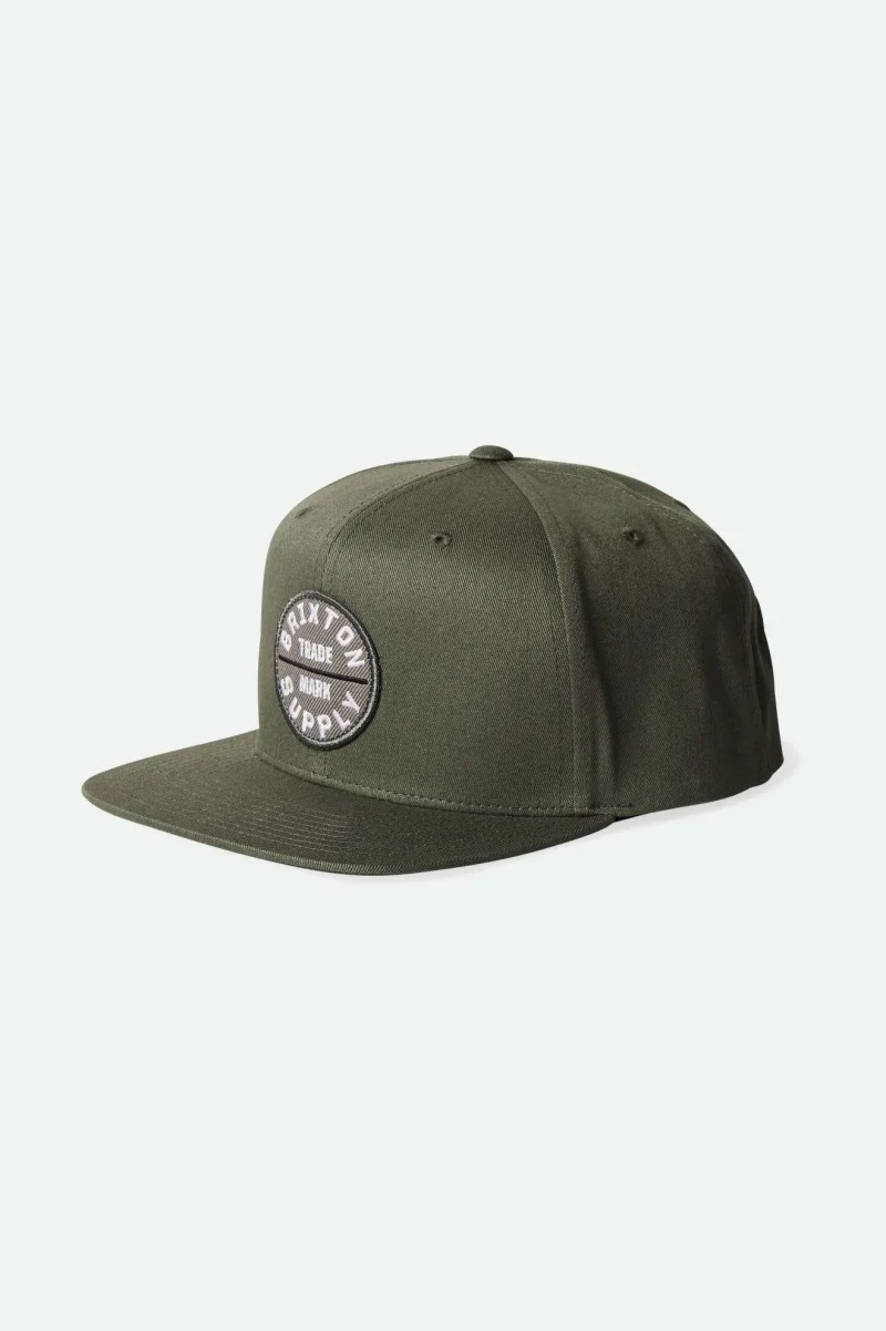 oath iii dark vetiver snapback cap