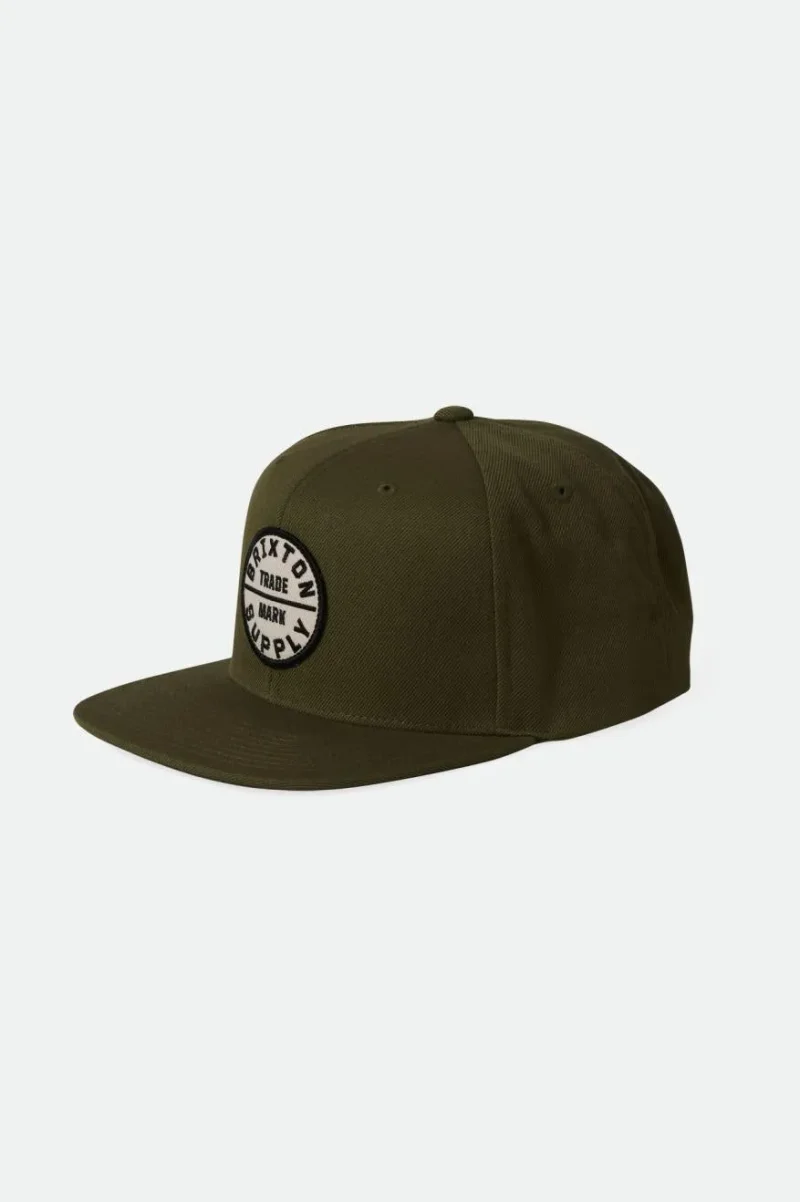 oath iii olive snapback hat whitecap