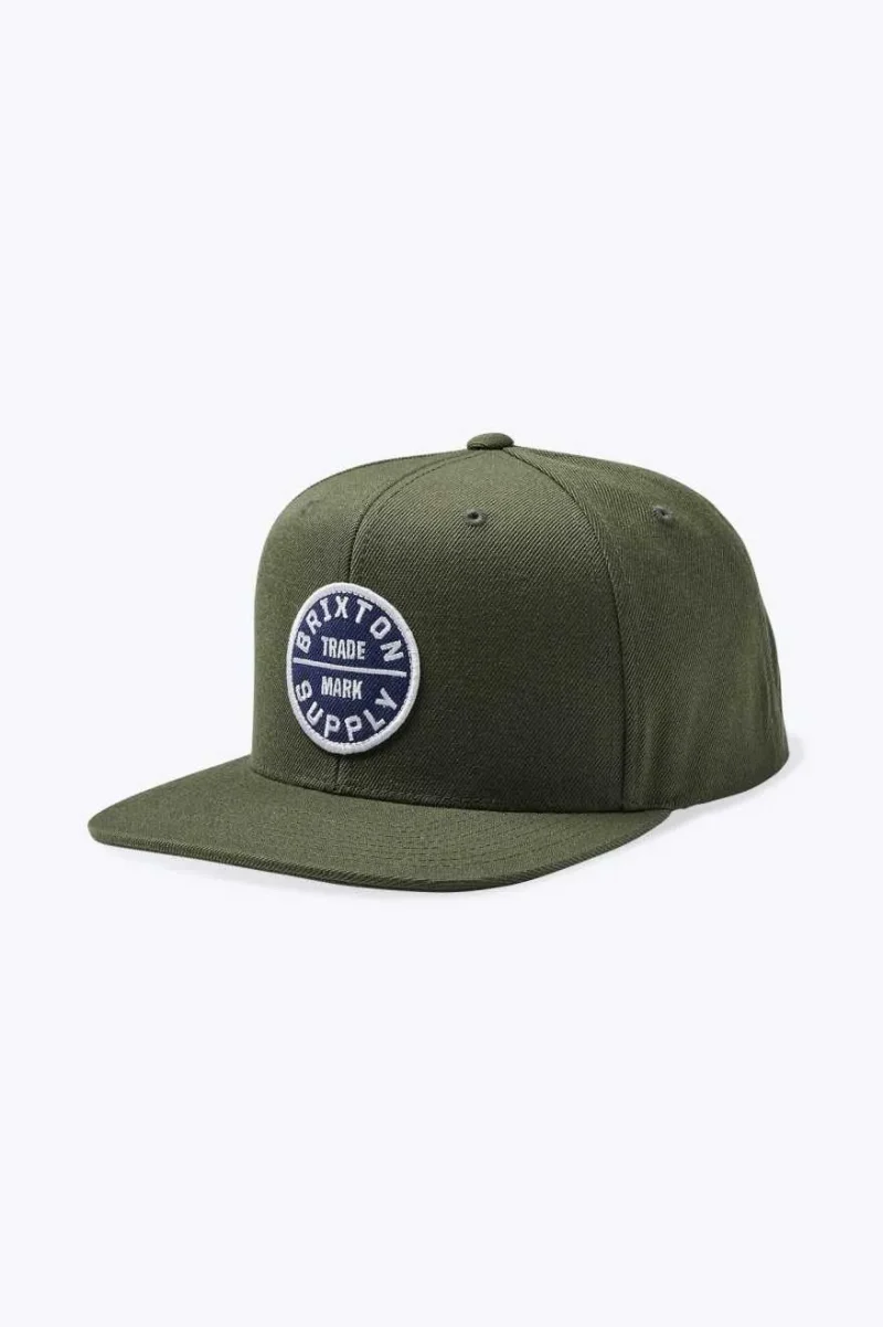 oath iii snapback moss washed navy