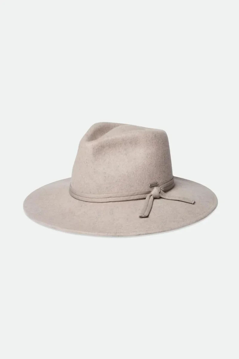 oatmeal felt packable hat by joanna