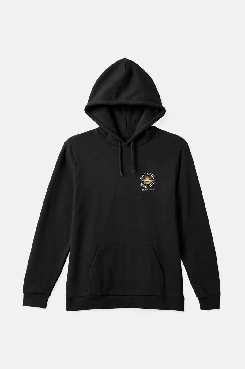 oceanside fleece hoodie black