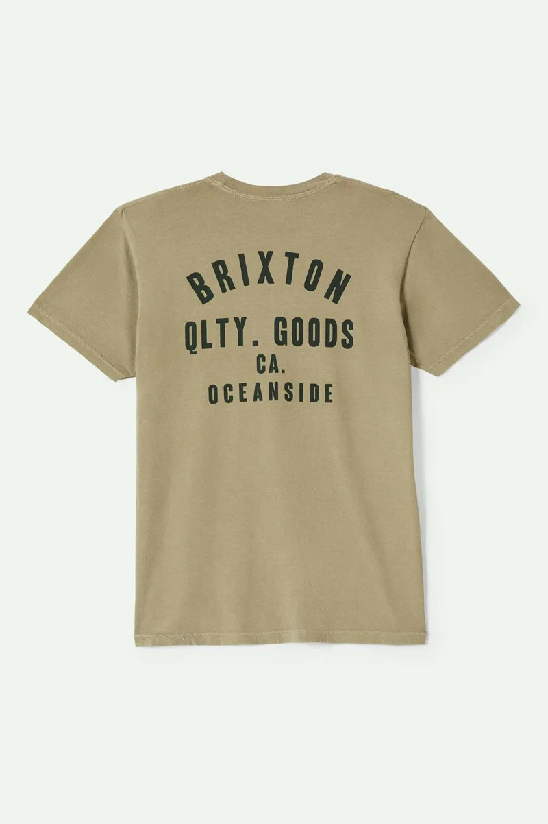 oceanside khaki green woodburn t shirt summer essential