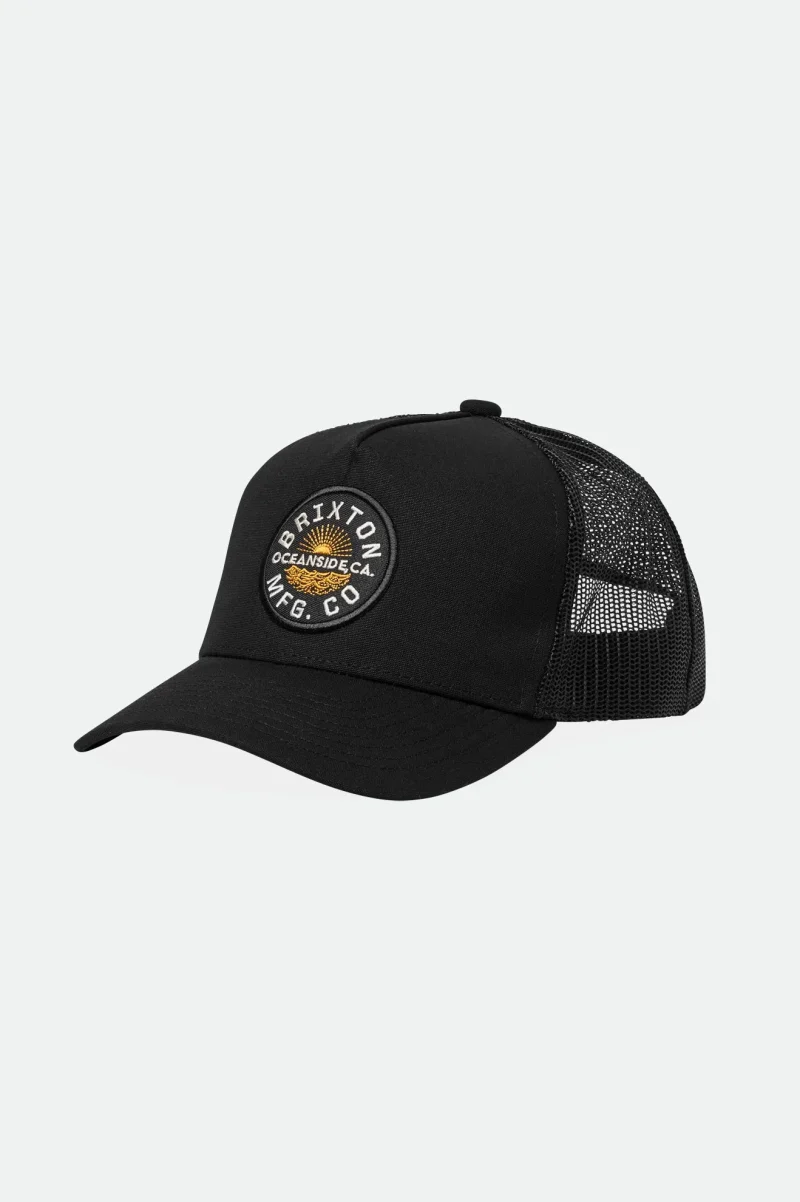 oceanside mesh cap black black