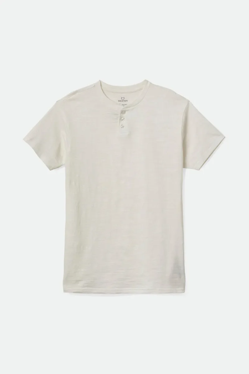 off white slub s s henley tee