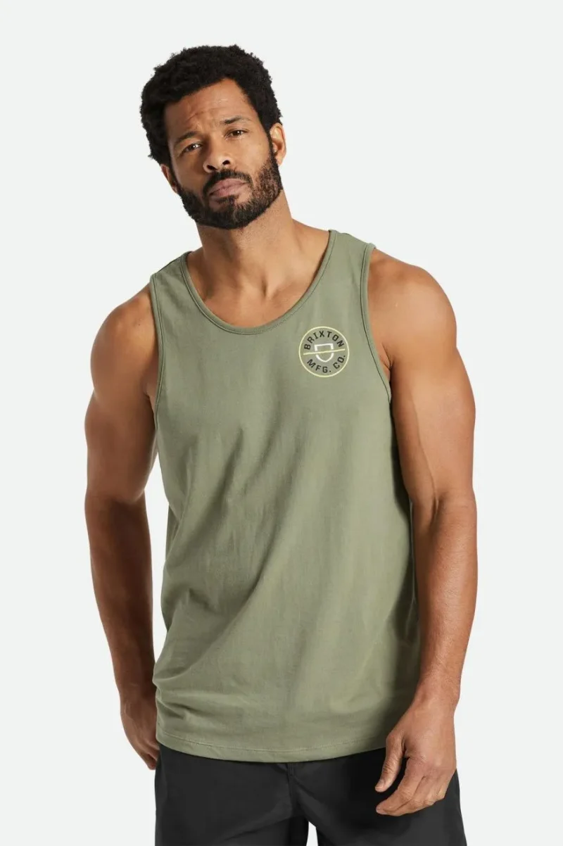 olive crest tank top surplus edition