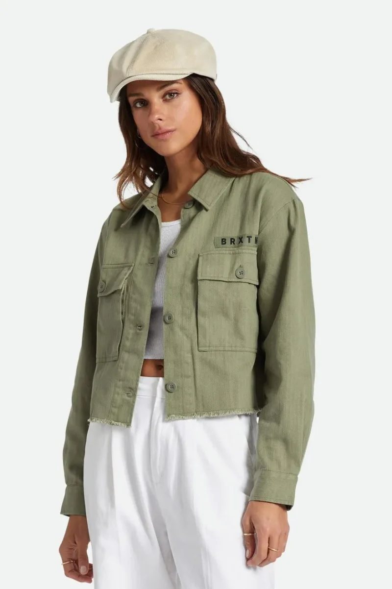 olive overshirt utility surplus