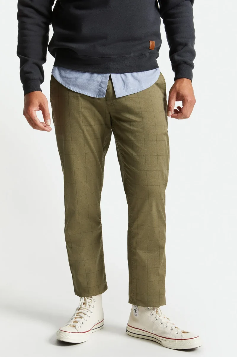 olive plaid chino pants choice brand