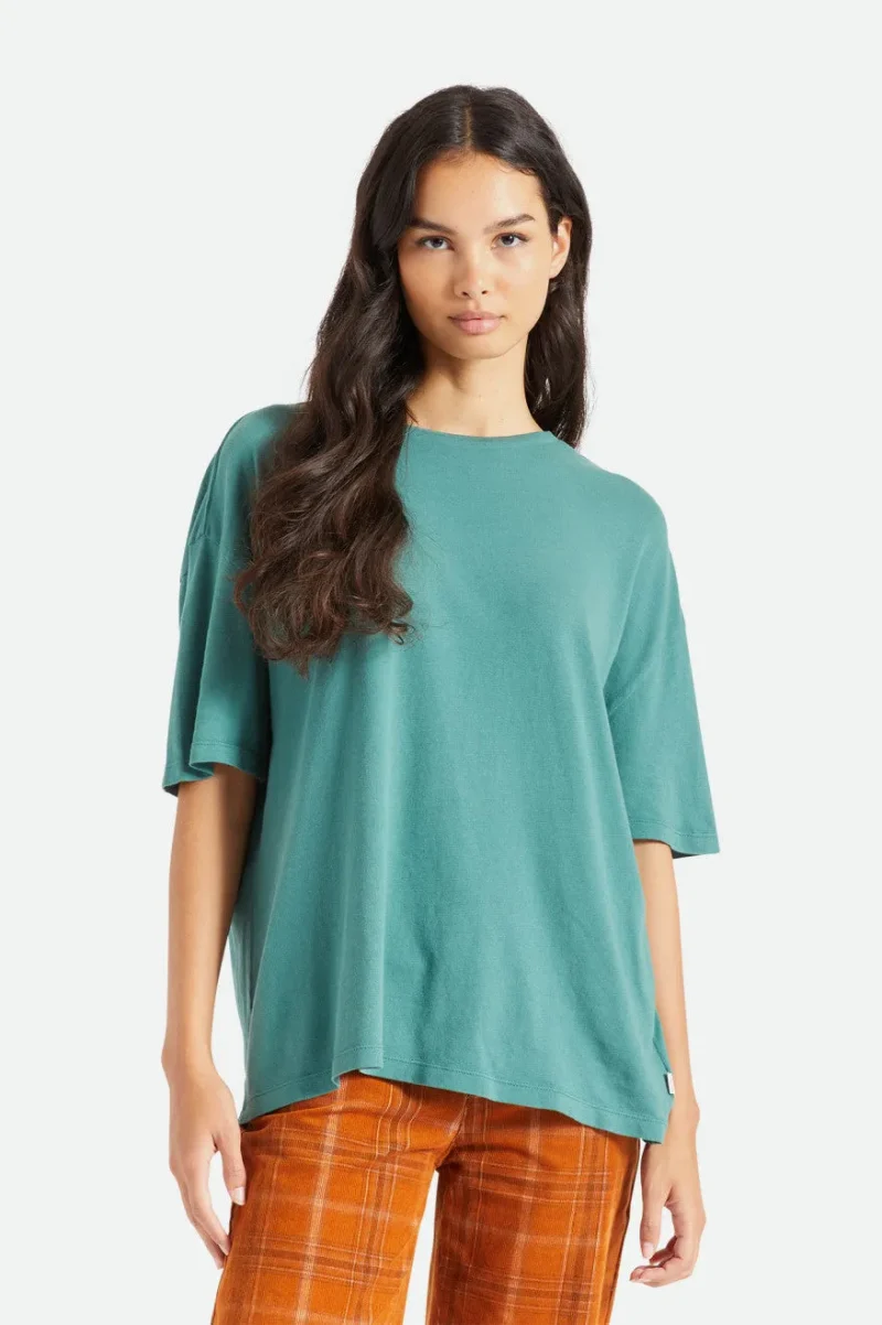 oversized emerald boyfriend tee