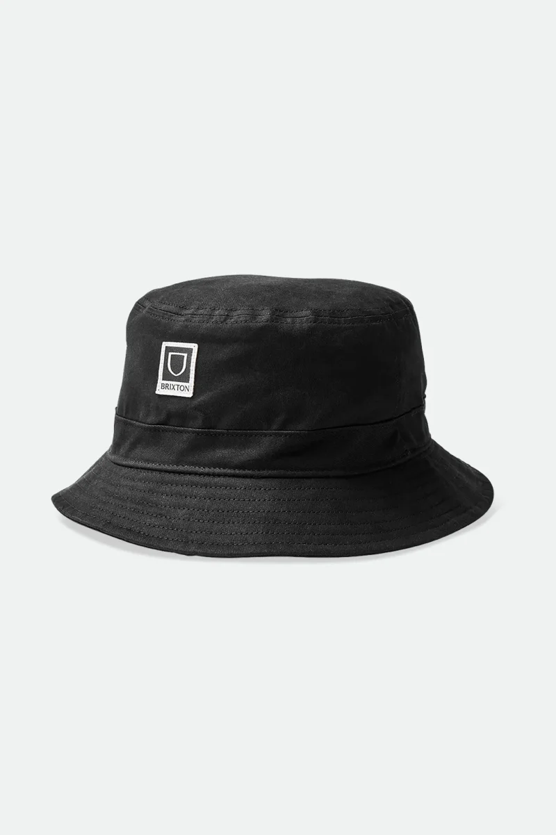 packable black bucket hat travel essential