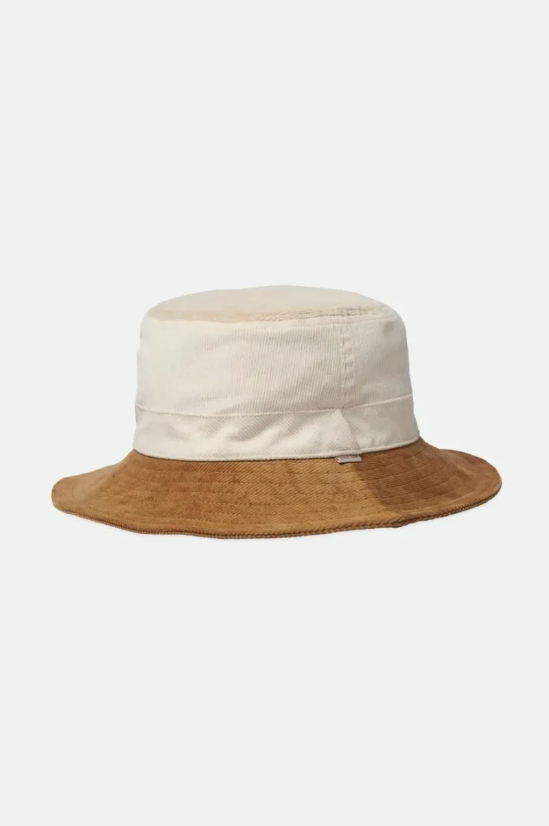 packable bucket hat in dove vanilla lightweight protection