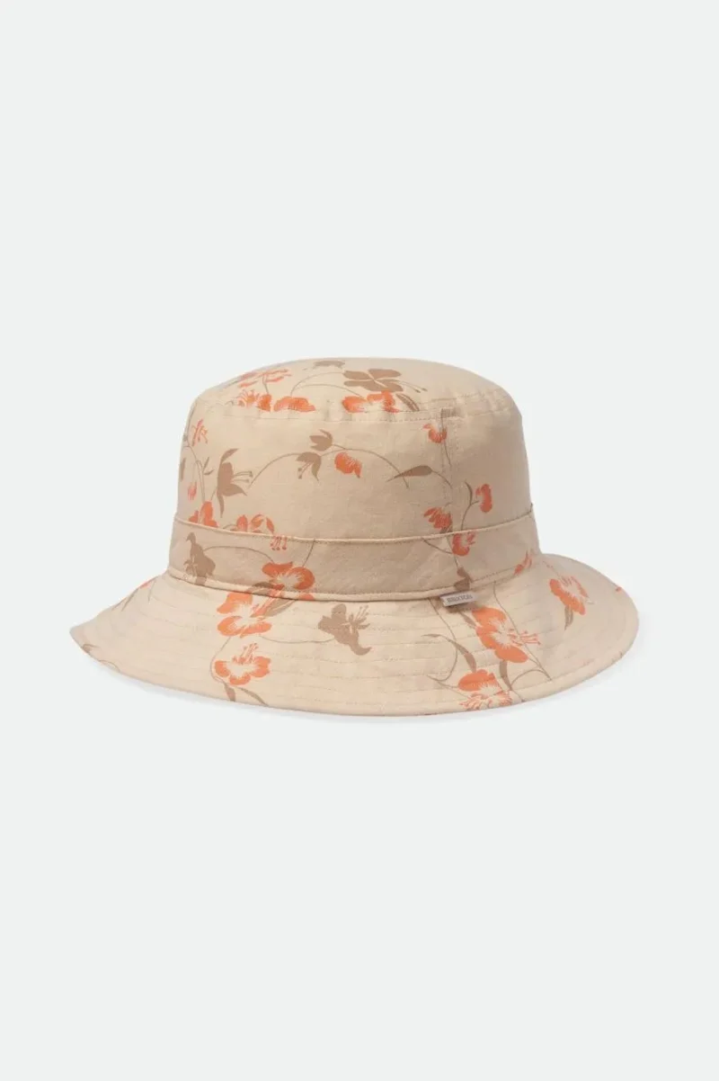 packable bucket hat in whitecap lightweight foldable beach travel friendly