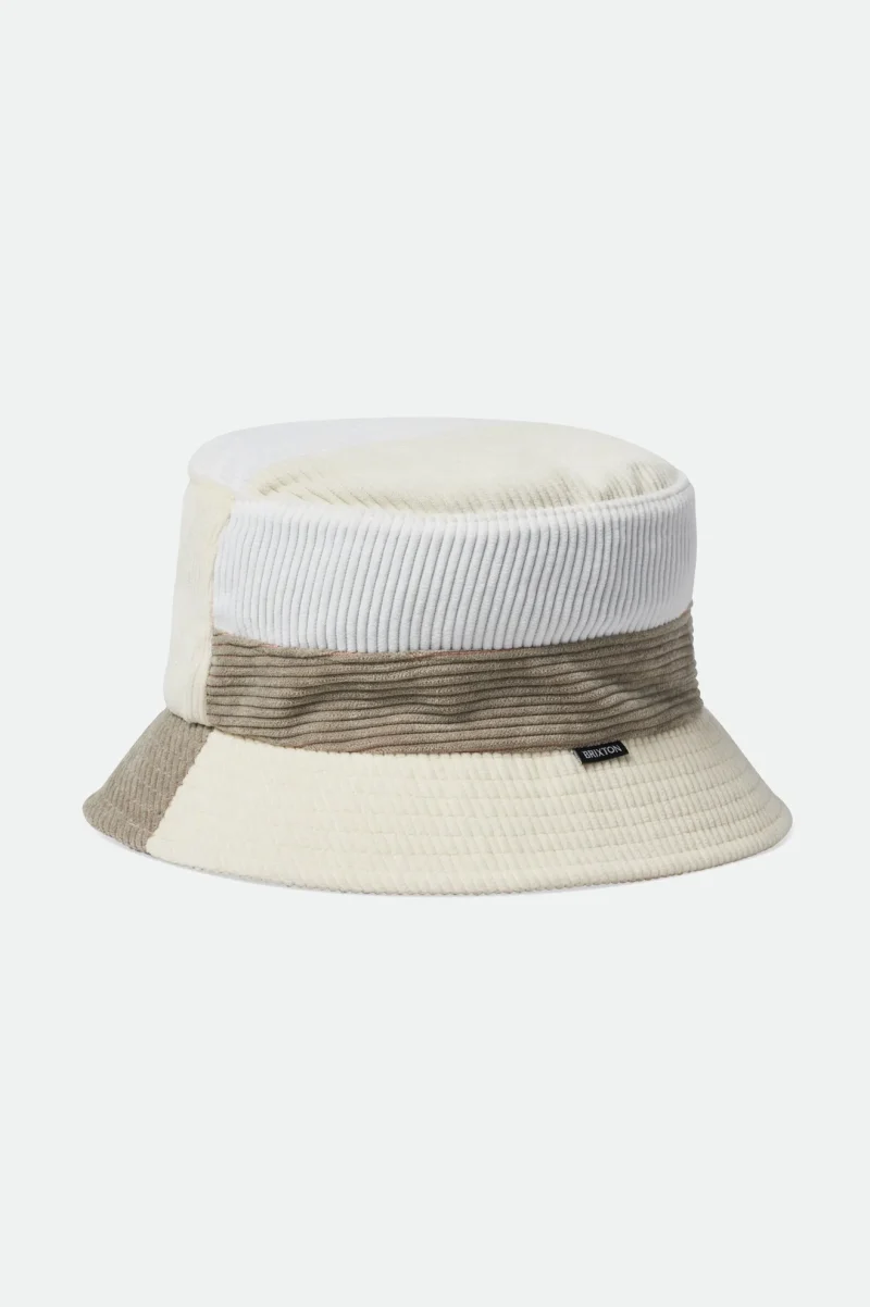 packable bucket hat off white beige white