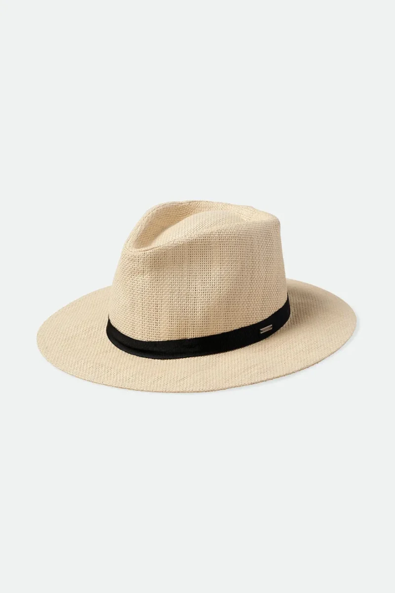 packable natural straw hat carolina