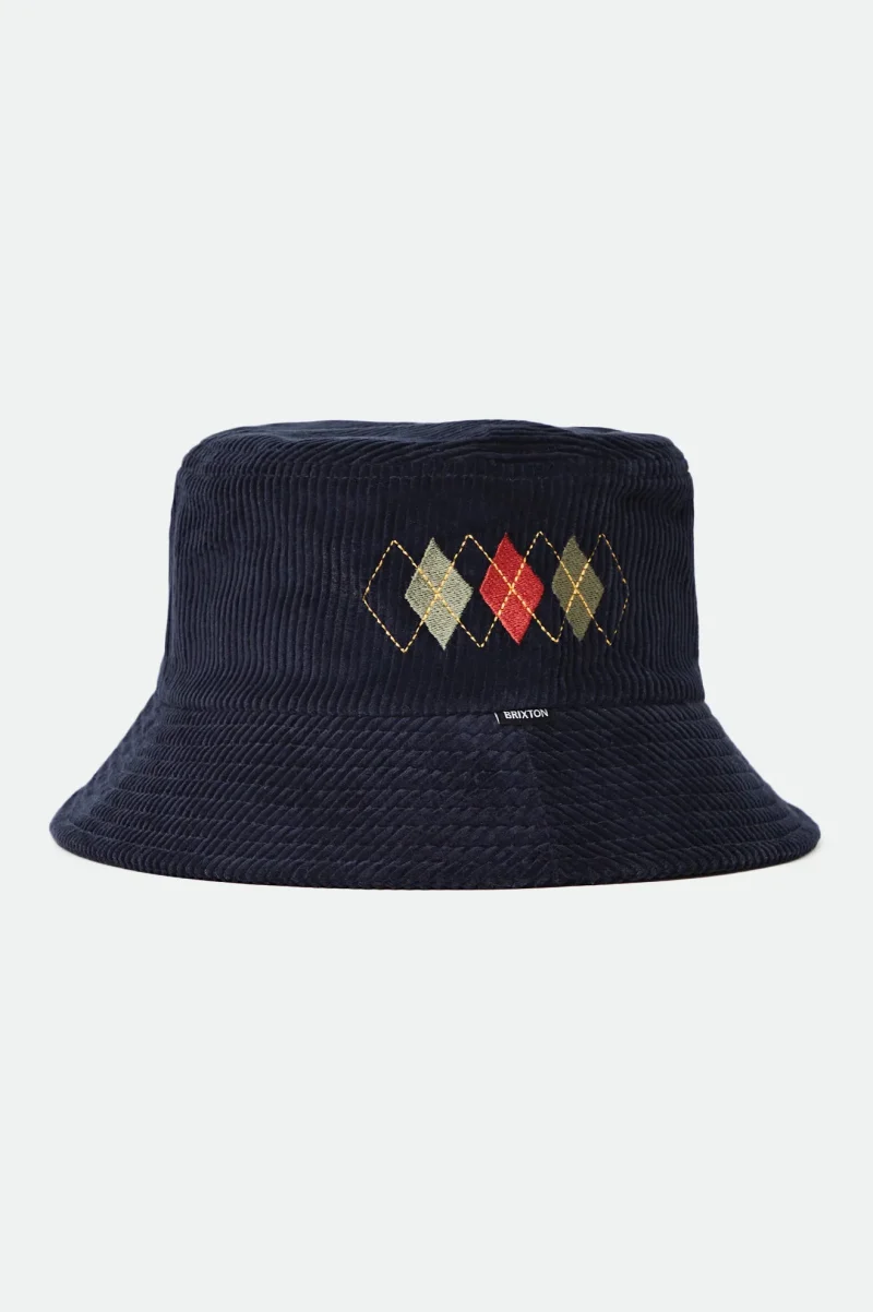 packable nylon bucket hat washed navy