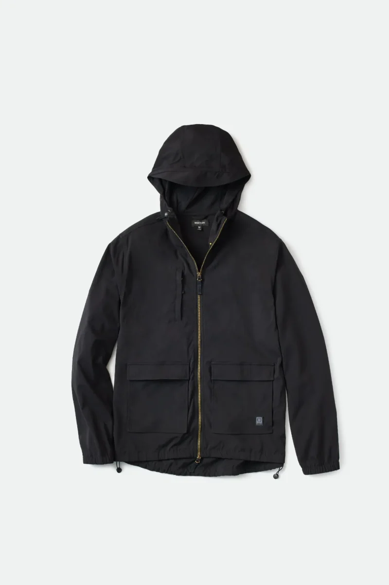 packable utility parka jacket black