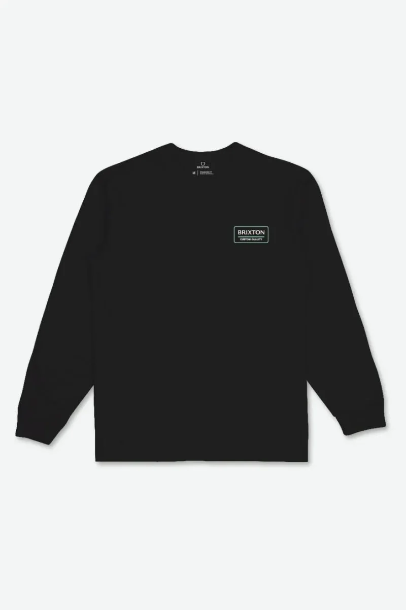 palmer long sleeve t shirt black jade off white