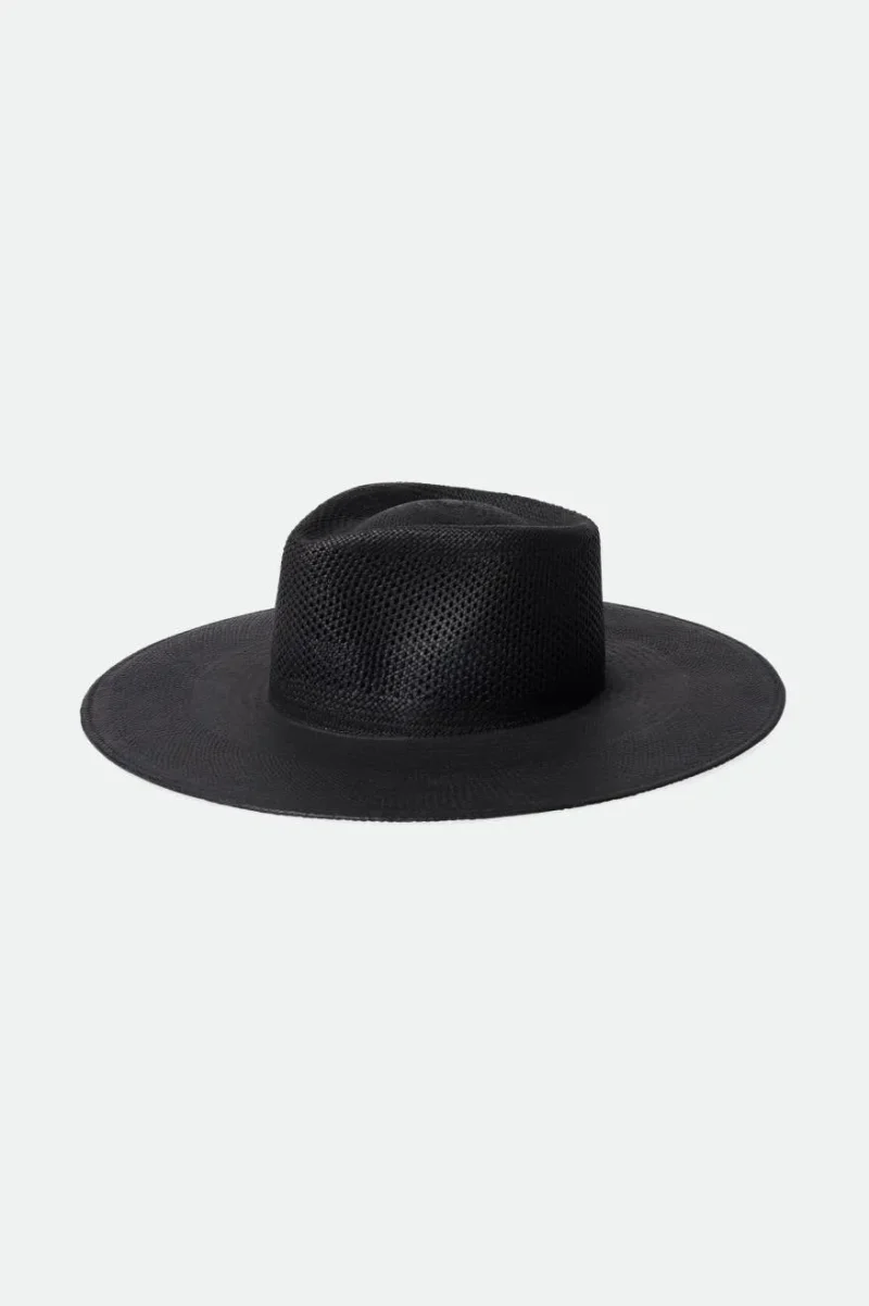 panama straw rancher hat corondao black