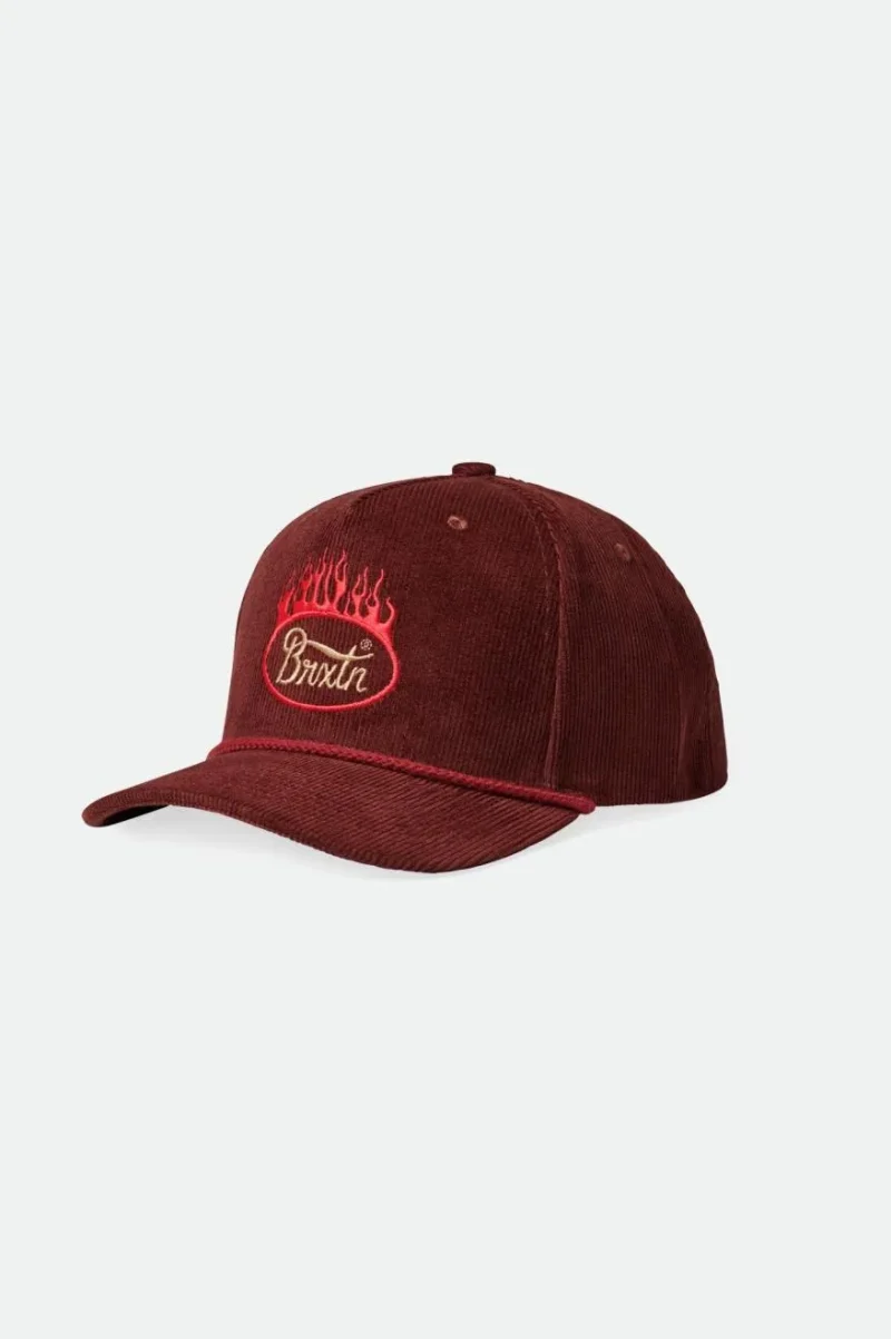 parsons flame c mp snapback henna burnt