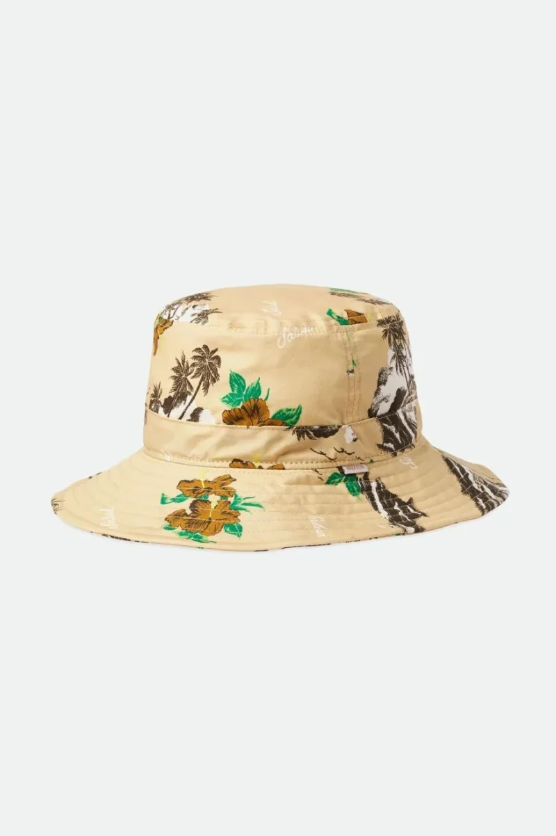 petra packable straw bucket hat