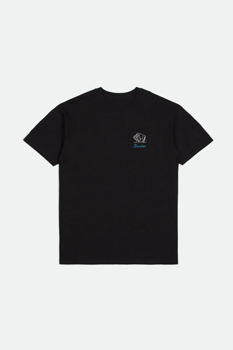 prairie black short sleeve tee