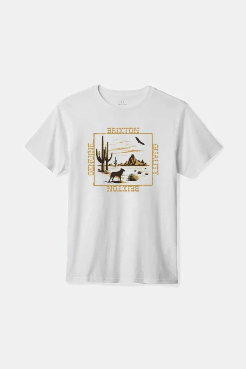 prescott white tailored short sleeve t shirt