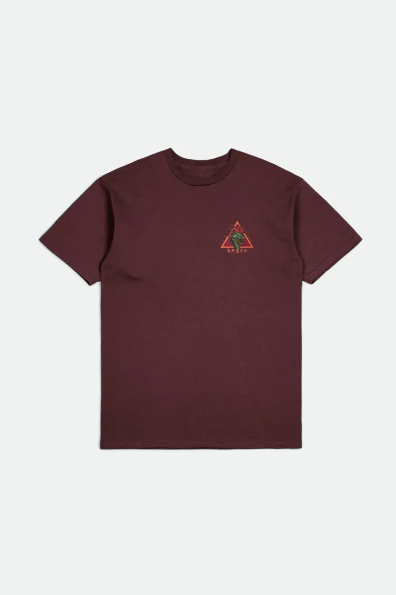 puff standard short sleeve tee mahogany