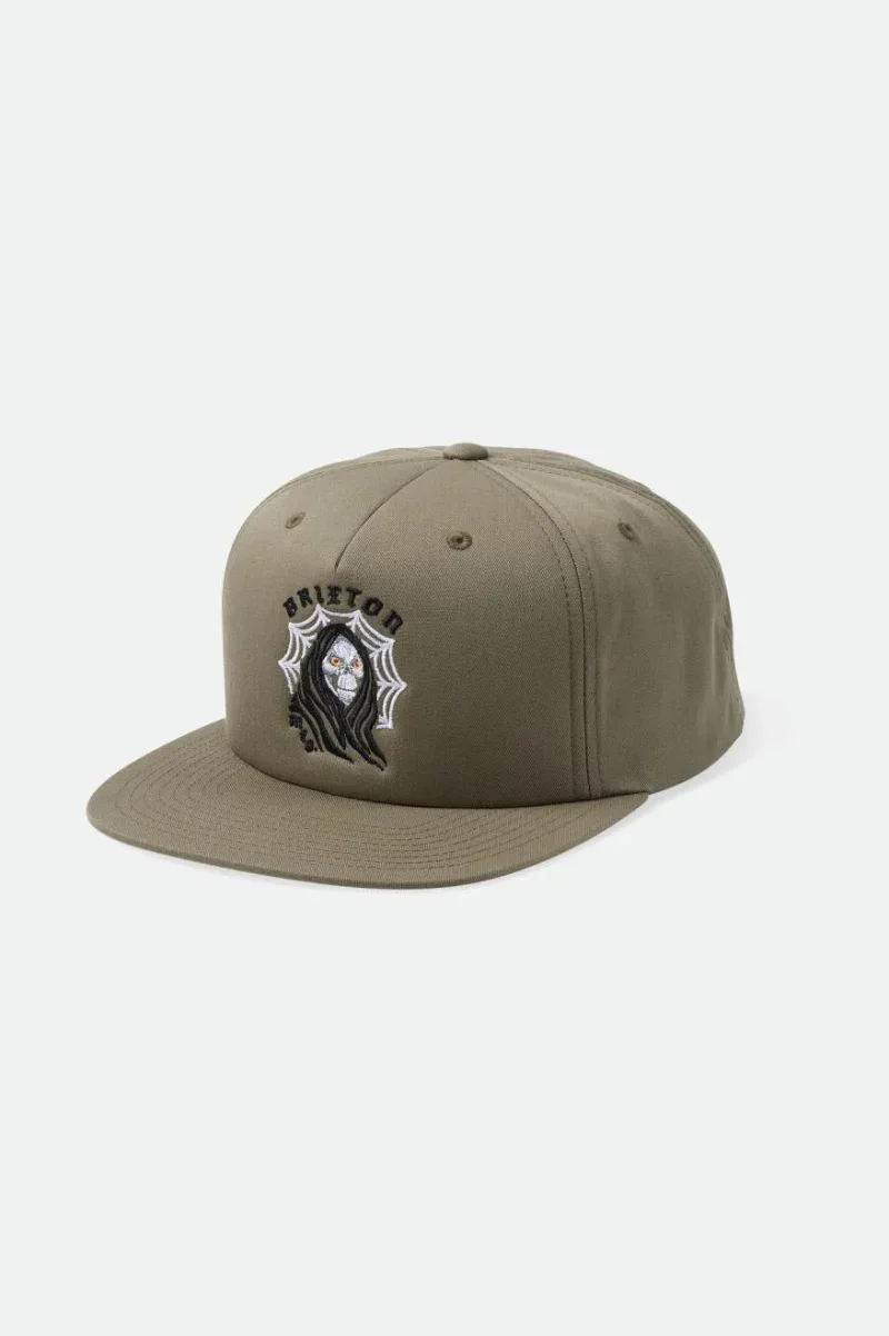 reaper mp olive snapback hat military surplus style