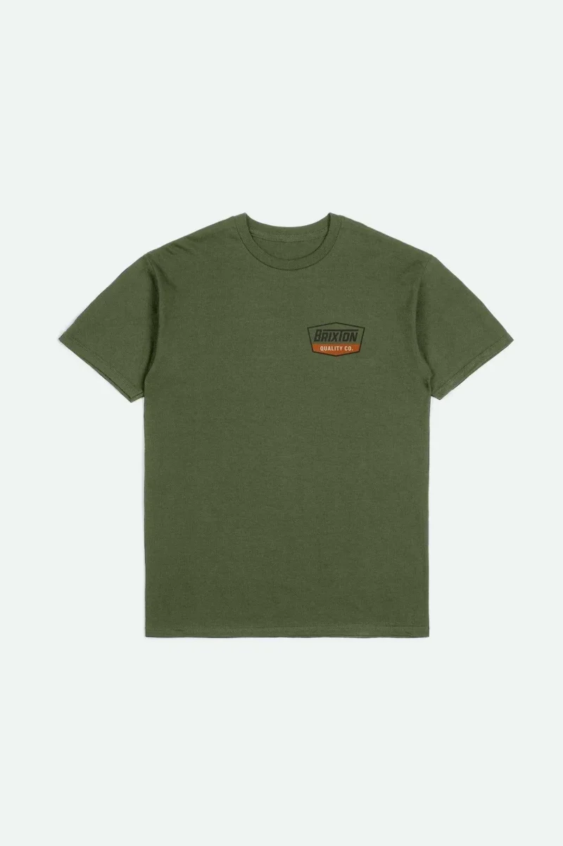 regal ivy green t shirt rust washed black