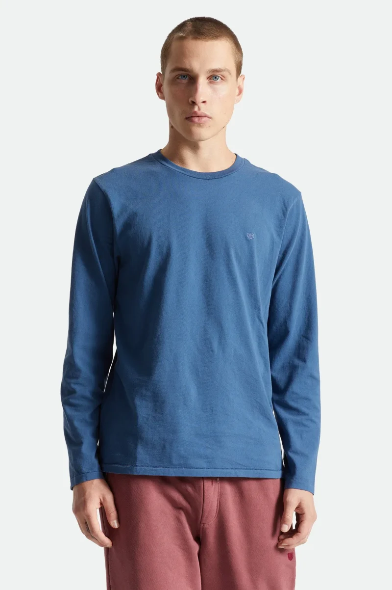 retro reserve long sleeve tee joe blue