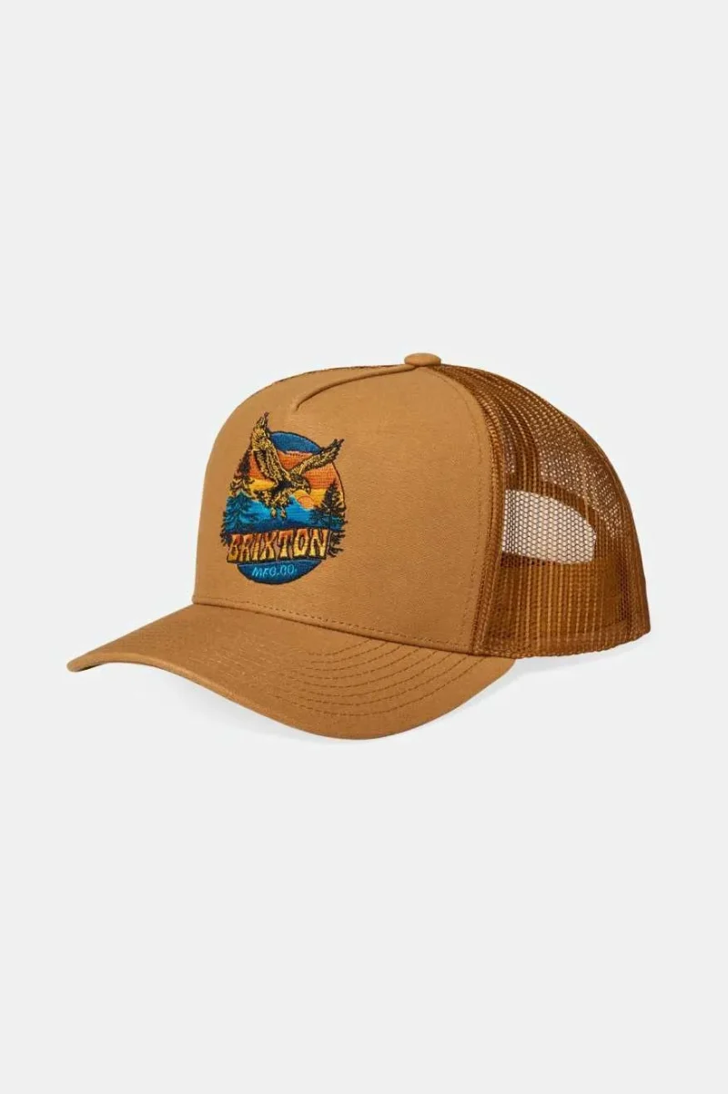 ridgewood copper trucker hat netplus finish