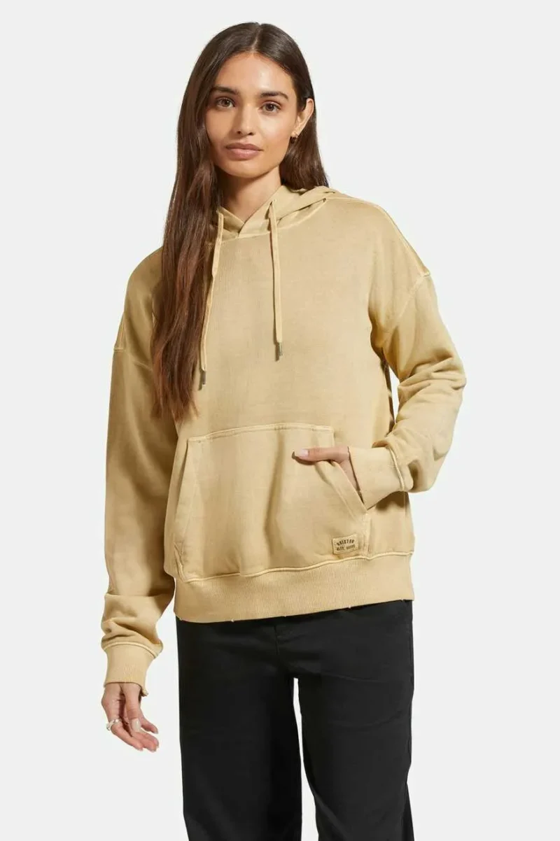 sand cross loop french hoodie