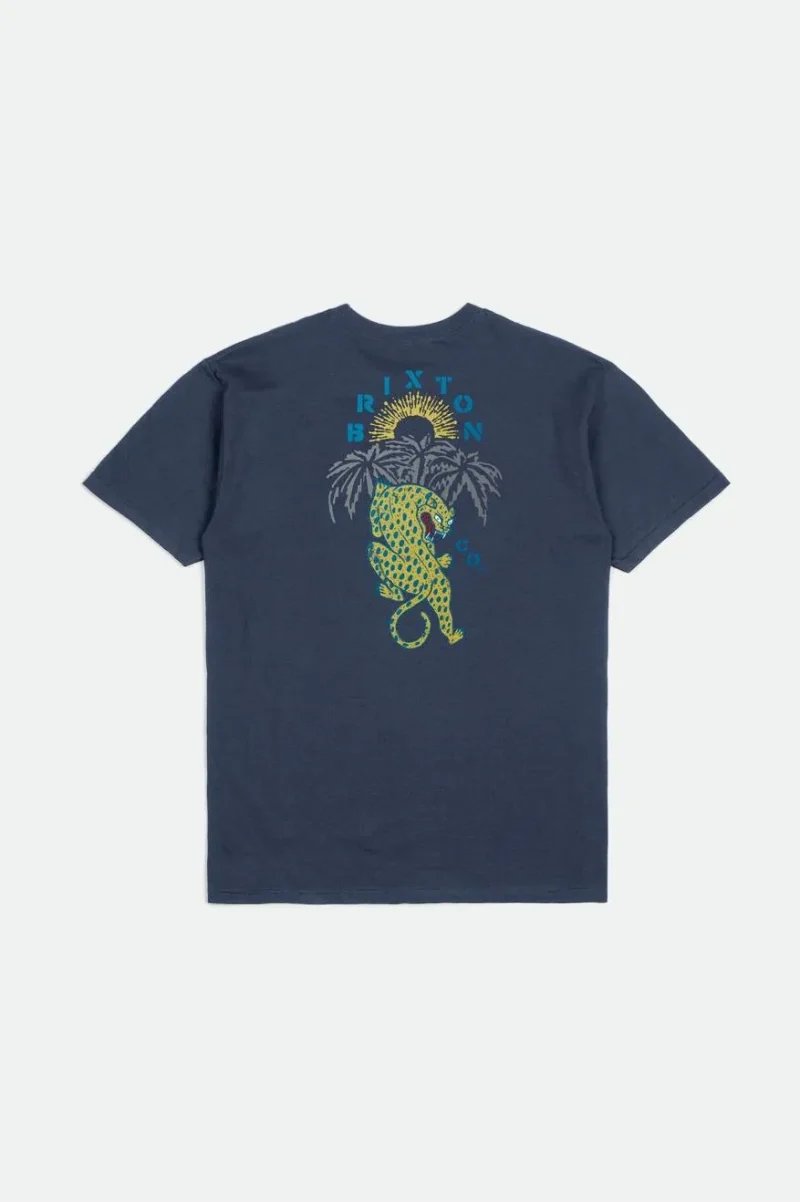 seks s s washed navy standard tee