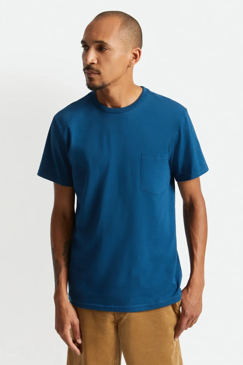 soft cotton short sleeve tee joe blue