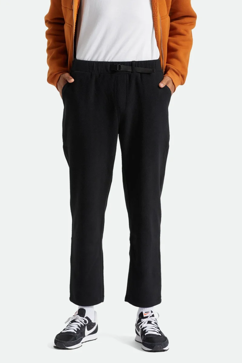 steady cinch taper pants black